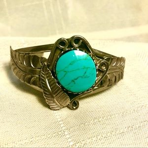 Turquoise sterling silver bracelet